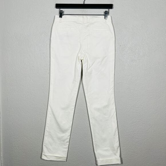 Sacoor Brothers Womens Trouser Cuffed Ankle Career Casual Bone - 8 - Picture 3 of 4